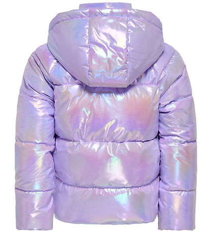 Kids Only Dynejakke - KogPearl-Calina - Purple Rose/Metallic