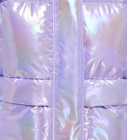 Kids Only Dynejakke - KogPearl-Calina - Purple Rose/Metallic