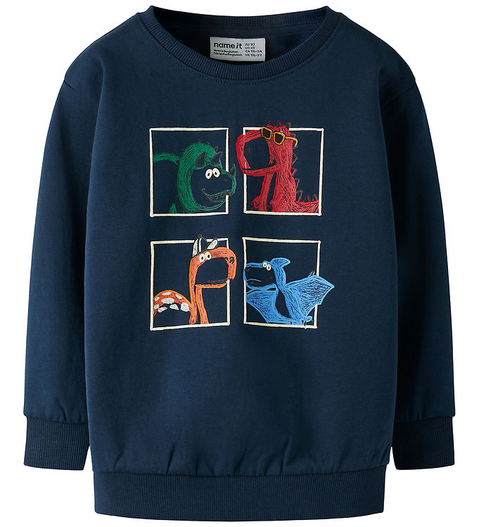 Name It Sweatshirt - NmmLorenzo - Navy Blazer