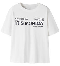 Name It T-Shirt - NkmLaertes - Cloud Dancer