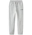 Name It Sweatpants - NkmLeland - Light Grey Melange
