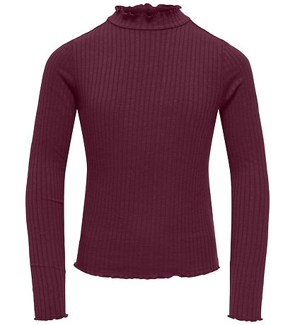 Kids Only Bluse - KogFransiska - Fig