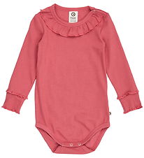 Müsli Body l/æ - Rib - Cozy Me Frill Collar - Baroque Rose