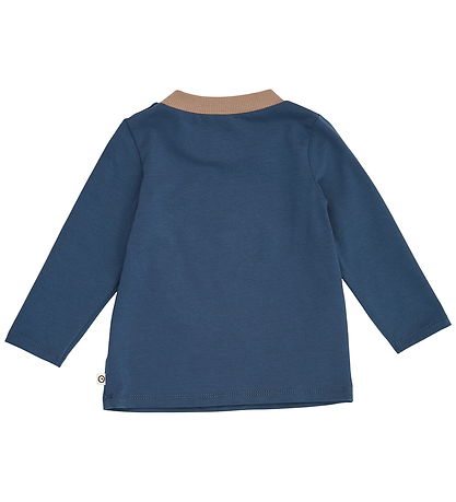 Müsli Bluse - Storybook Applique - Navy
