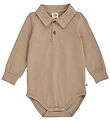 Müsli Skjortebody l/æ - Cozy Me - Walnut