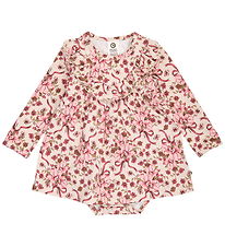 Müsli Kjolebody l/æ - Bouquet Frill - Oak/Blush/Baroque Rose