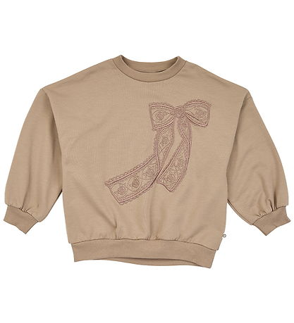 Müsli Sweatshirt - Cozy Me Bow - Walnut