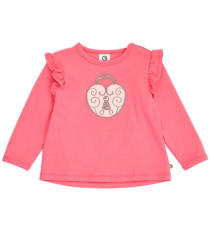 Müsli Bluse - Love Letter Frill - Rouge Red