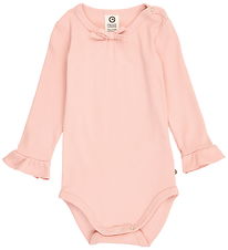 Müsli Body l/æ - Rib - Cozy Me Frill - Blush