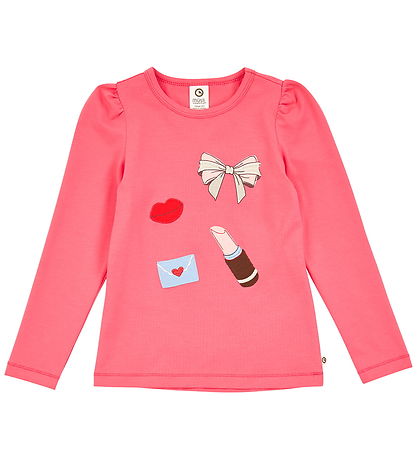 Müsli Bluse - Love Letter Puff - Rouge Red