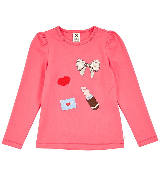 Müsli Bluse - Love Letter Puff - Rouge Red