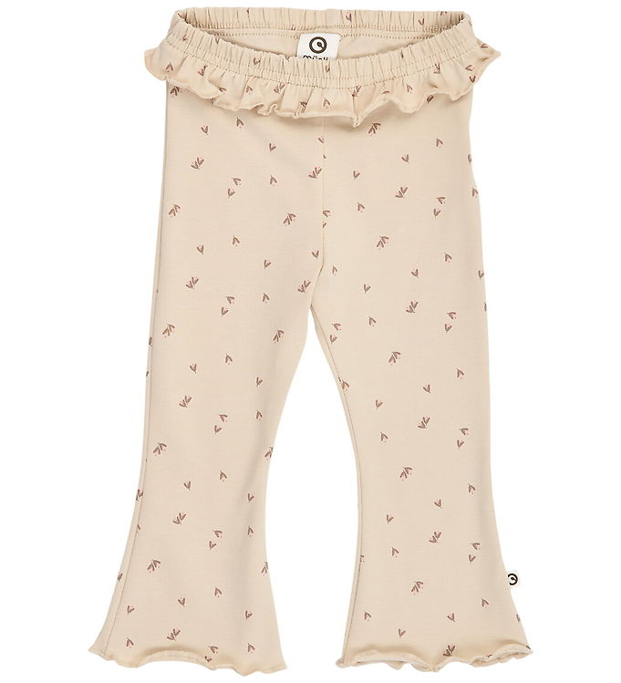 Müsli Bukser - Fleur Frill Flared - Oak/Walnut/Blush