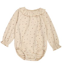 Müsli Body l/æ - Fleur Frill Collar - Oak/Walnut/Blush