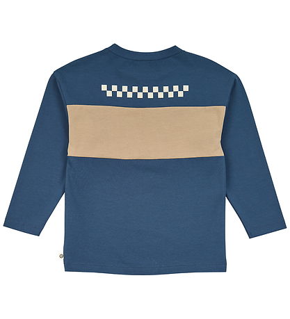 Müsli Bluse - Racing Printed - Navy