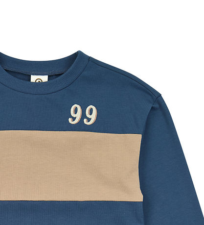 Müsli Bluse - Racing Printed - Navy