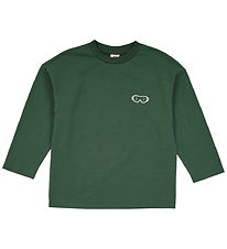 Müsli Bluse - Superfan Printed - Forest Green