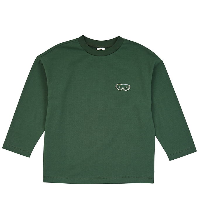 Müsli Bluse - Superfan Printed - Forest Green