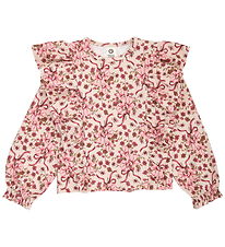 Müsli Bluse - Bouquet Ruffle - Oak/Blush/Baroque Rose