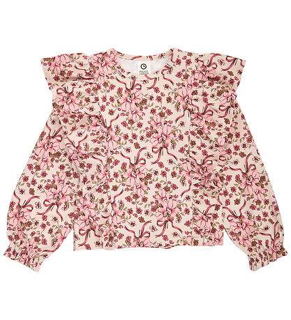Müsli Bluse - Bouquet Ruffle - Oak/Blush/Baroque Rose
