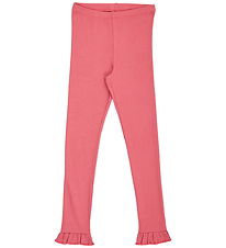 Müsli Leggings - Rib - Cozy Me Frill - Baroque Rose