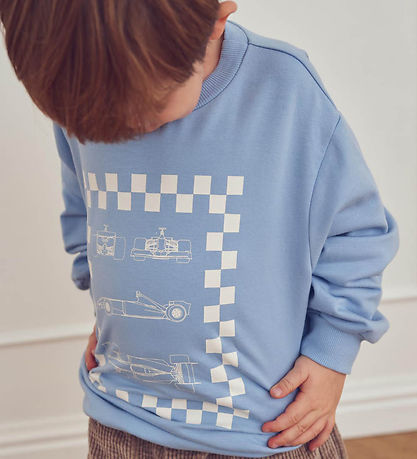 Müsli Sweatshirt - Racing - Soft Blue