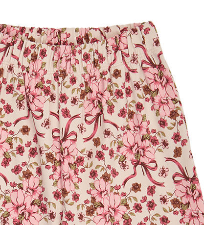 Müsli Bukser - Bouquet Wide Leg - Oak/Blush/Baroque Rose