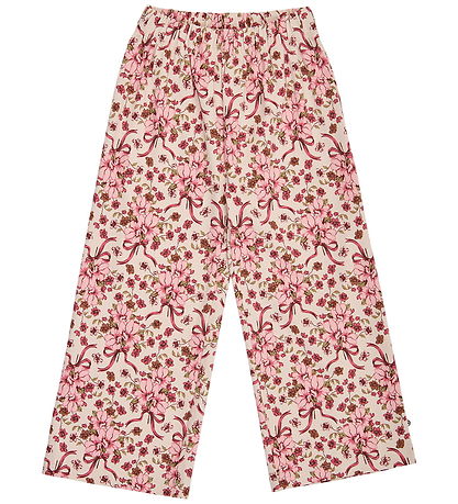 Müsli Bukser - Bouquet Wide Leg - Oak/Blush/Baroque Rose