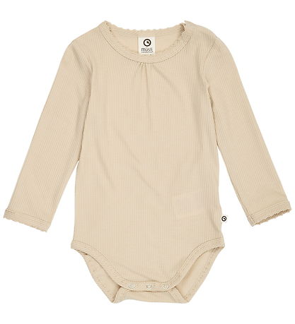 Müsli Body l/æ - Rib - Mellow Picot - Oak