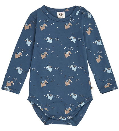 Müsli Body l/æ - Storybook - Navy/Soft Blue/Walnut