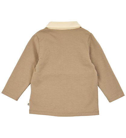 Müsli Polobluse - Cozy Me Color Block - Walnut