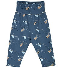 Müsli Bukser - Storybook - Navy/Soft Blue/Walnut