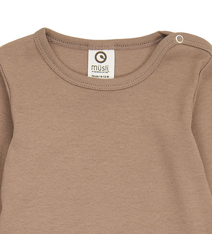 Müsli Body l/æ - Rib - Cozy Me - Walnut