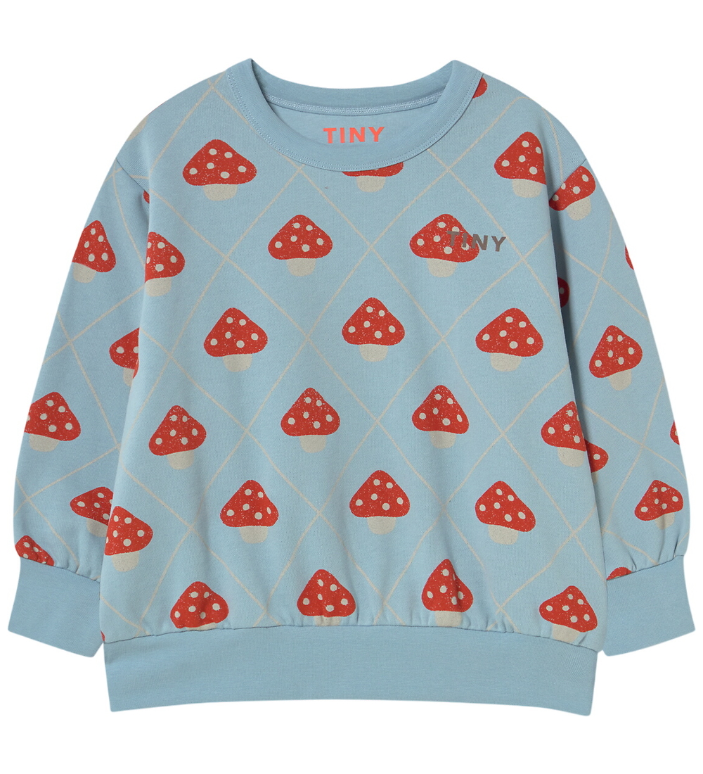 Tiny Cottons Sweat-shirt - Champignons - Denim Blue - Tiny Cottons - 8 ans (128) - Sweat-shirt