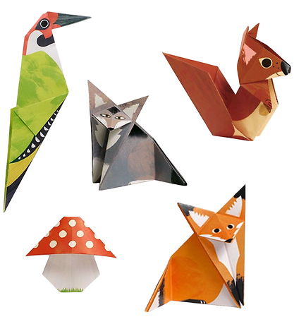 Djeco Kreasæt - Origami - Skoven - Niveau 3