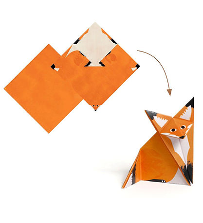 Djeco Kreasæt - Origami - Skoven - Niveau 3