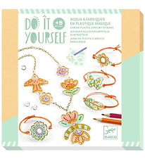 Djeco Creation Set - Do It Yourself - Shrink plastic - Feathers 