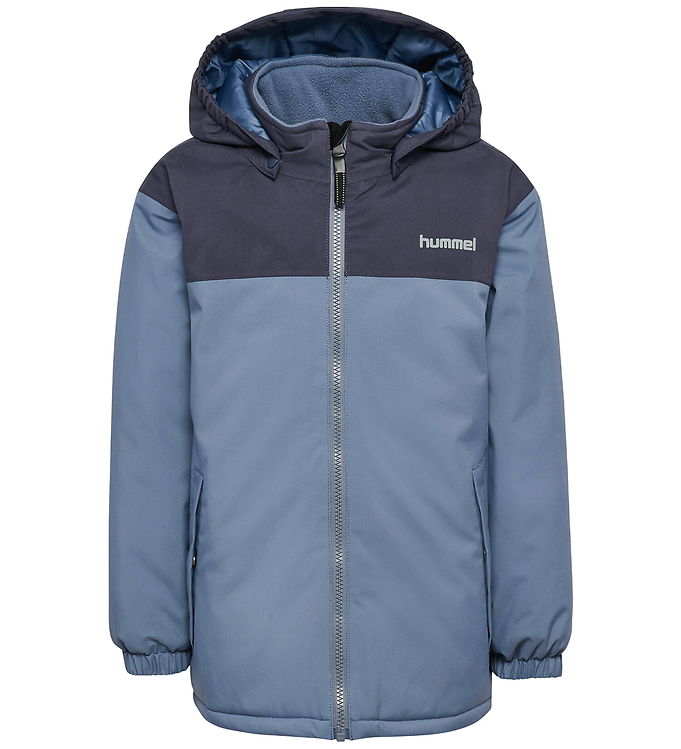 Hummel Vinterjakke - hmlJr Block - Tex - Flint Stone