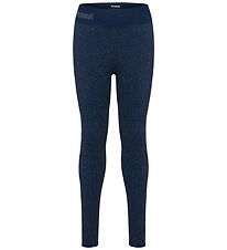 Hummel Leggings - Rib - hmlJr - Dress Blues