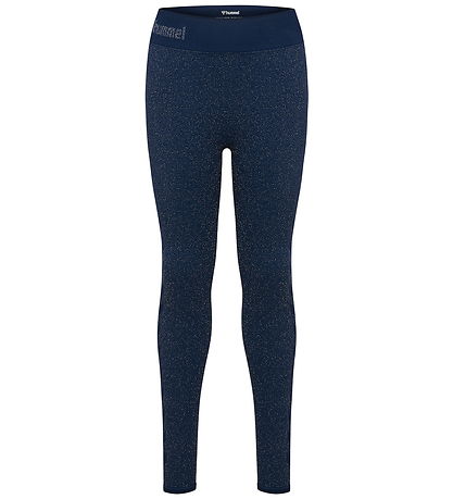 Hummel Leggings - Rib - hmlJr - Dress Blues