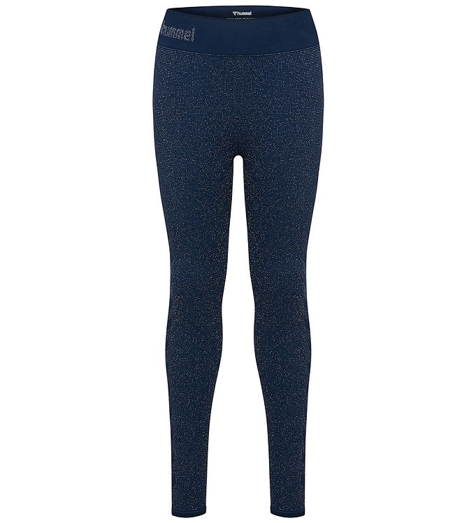 Hummel Leggings - Rib - hmlJr - Dress Blues
