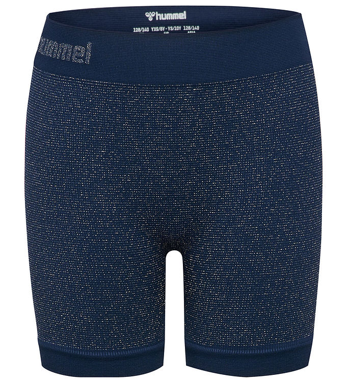 Hummel Cykelshorts - Rib - hmlJr - Dress Blues