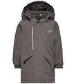 Hummel Vinterjakke - hmlMini Chevron - Tex - Dark Gull Gray
