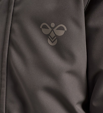 Hummel Vinterjakke - hmlMini Chevron - Tex - Dark Gull Gray