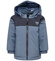 Hummel Vinterjakke - hmlMini Block - Tex - Flint Stone
