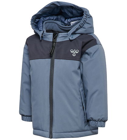 Hummel Vinterjakke - hmlMini Block - Tex - Flint Stone