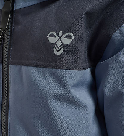 Hummel Vinterjakke - hmlMini Block - Tex - Flint Stone