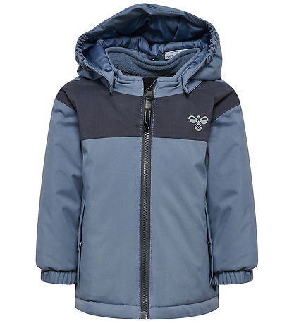 Hummel Vinterjakke - hmlMini Block - Tex - Flint Stone