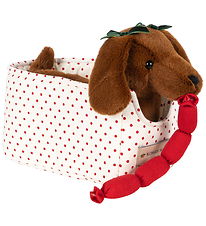 Konges Sløjd Bamse - Chorizo Sausage Dog - 14x27 cm - Brown