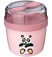 Carl Oscar Snackboks m. Køleelement - N'ice Cup - Pink m. Panda