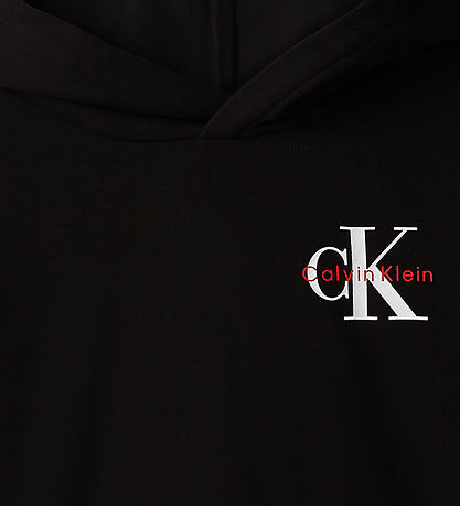 Calvin Klein Hættetrøje - Monologo - Pvh BlackBlack